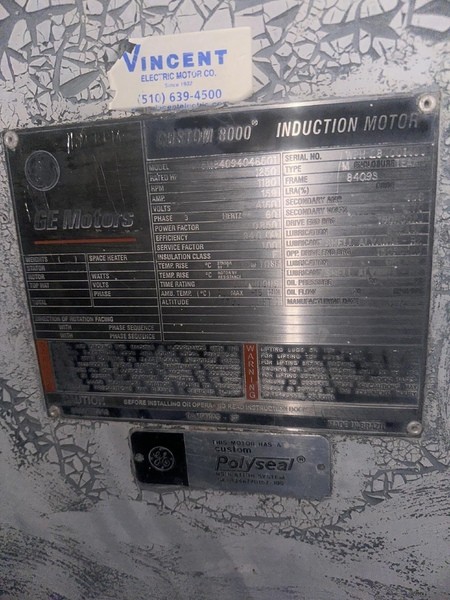 Wound Rotor / Slip Ring Motor inventory photo