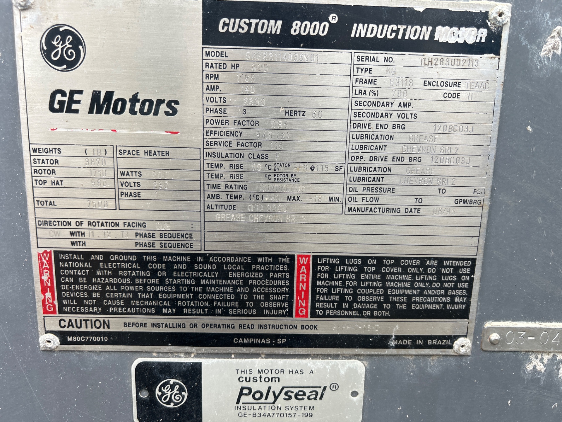 General Electric TLH283002113 thumbnail 2