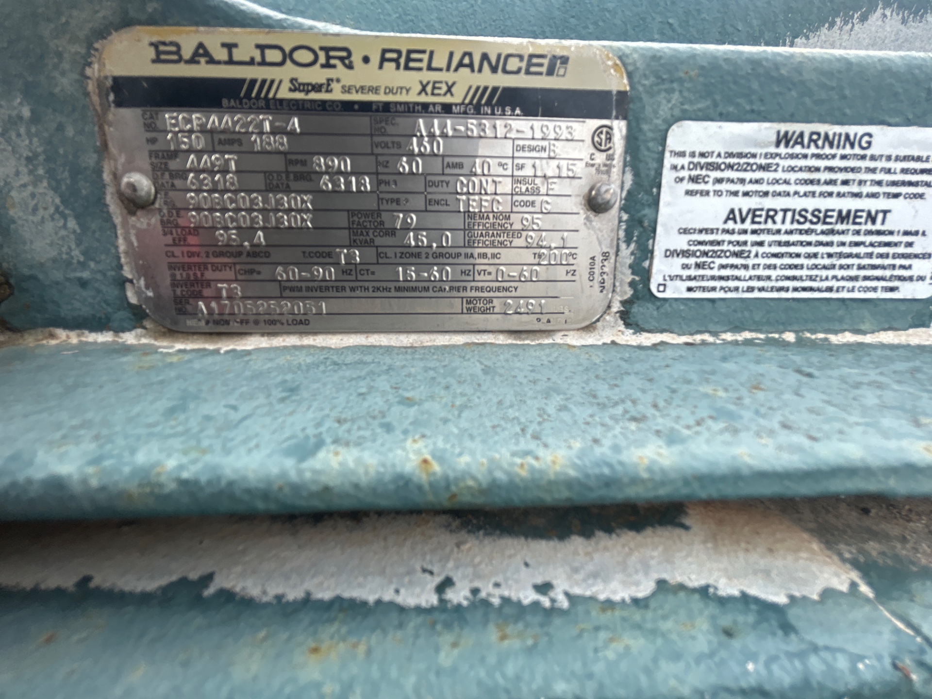 Baldor Reliance A44-5312-1998 thumbnail 2