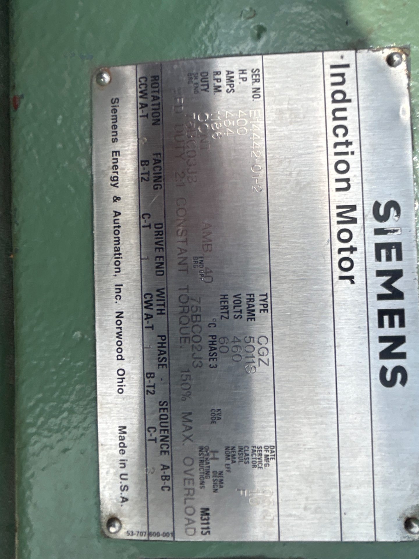 Siemens E14442-01-2 thumbnail 2