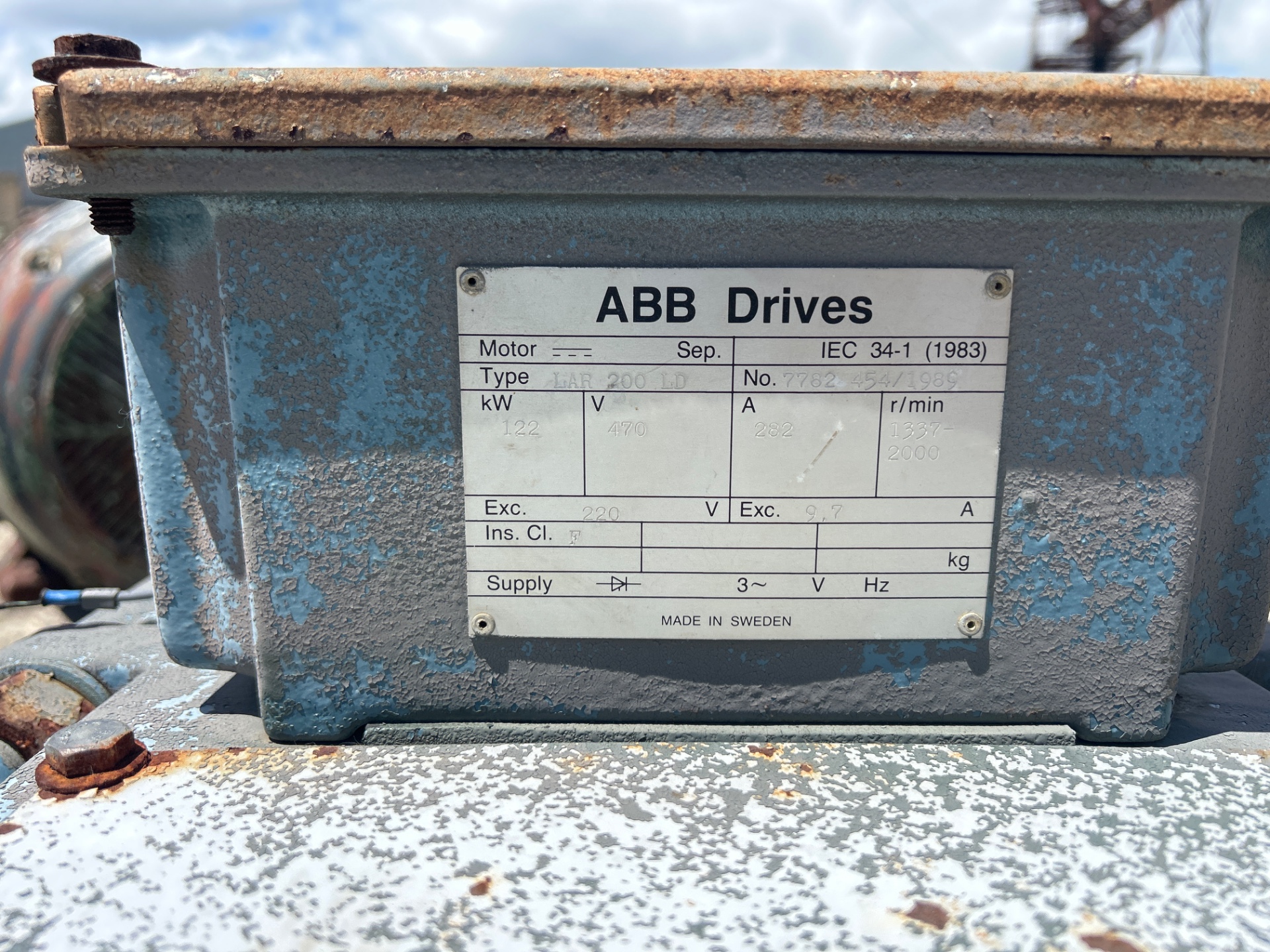 DC Motor inventory photo